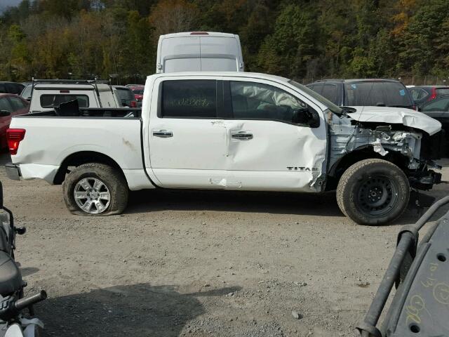 1N6AA1EJ5HN507352 - 2017 NISSAN TITAN WHITE photo 9