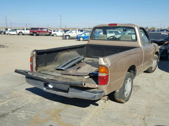 4TANL42N3YZ596415 - 2000 TOYOTA TACOMA GOLD photo 4