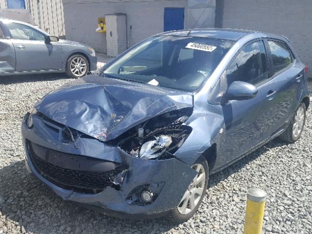 JM1DE1LY8E0171547 - 2014 MAZDA MAZDA2 TOU BLUE photo 2