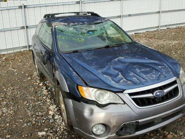 4S4BP61CX87361458 - 2008 SUBARU OUTBACK 2. BLUE photo 9