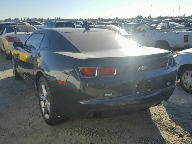 2G1FB1E3XD9242845 - 2013 CHEVROLET CAMARO LT CHARCOAL photo 3