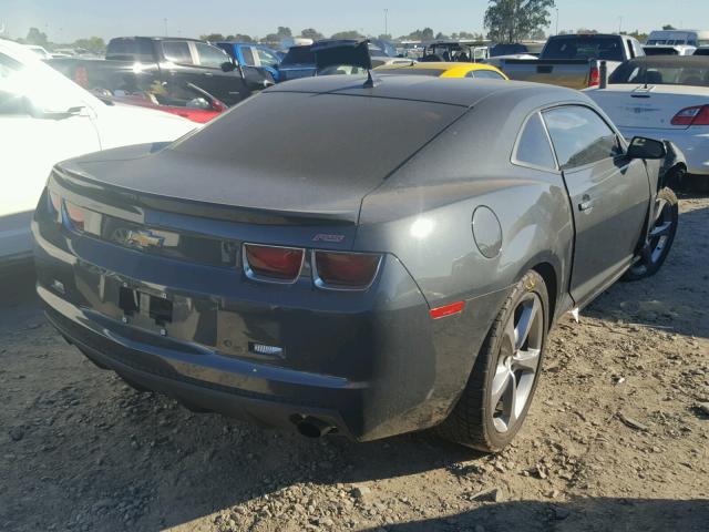 2G1FB1E3XD9242845 - 2013 CHEVROLET CAMARO LT CHARCOAL photo 4