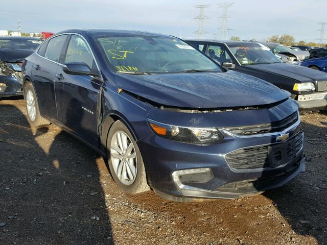 1G1ZE5ST2GF336410 - 2016 CHEVROLET MALIBU LT BLUE photo 1