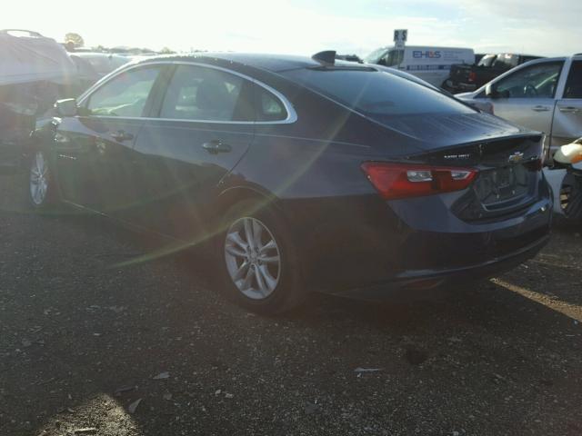 1G1ZE5ST2GF336410 - 2016 CHEVROLET MALIBU LT BLUE photo 3