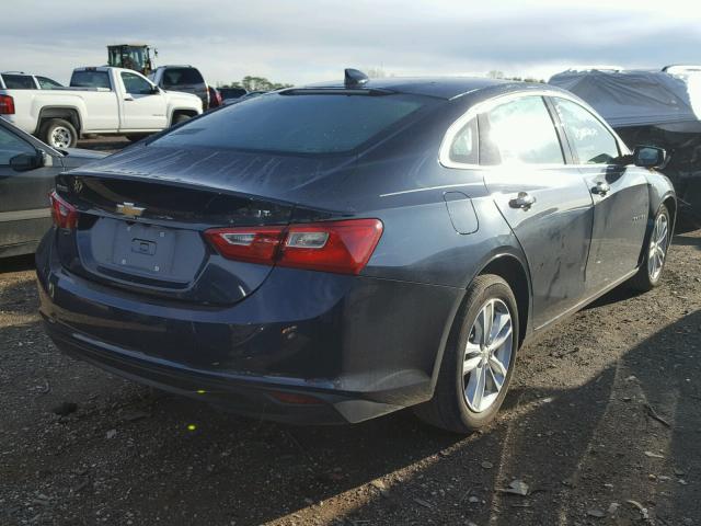 1G1ZE5ST2GF336410 - 2016 CHEVROLET MALIBU LT BLUE photo 4