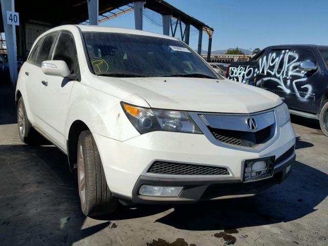 2HNYD2H72BH534176 - 2011 ACURA MDX ADVANC WHITE photo 1