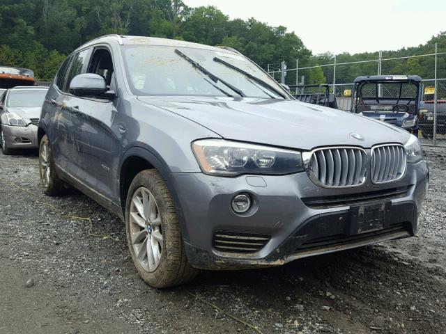 5UXWX9C50F0D50028 - 2015 BMW X3 XDRIVE2 GRAY photo 1