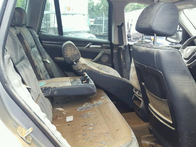 5UXWX9C50F0D50028 - 2015 BMW X3 XDRIVE2 GRAY photo 6