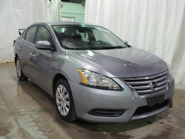 3N1AB7AP3DL670432 - 2013 NISSAN SENTRA S GRAY photo 1