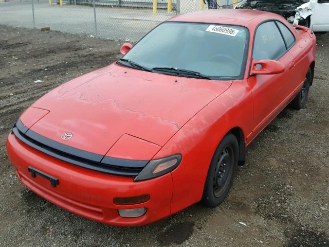 JT2ST87F7P0134919 - 1993 TOYOTA CELICA GT RED photo 2