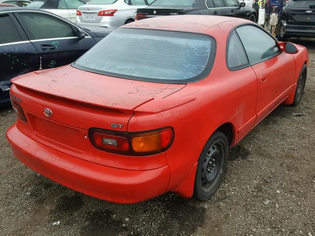 JT2ST87F7P0134919 - 1993 TOYOTA CELICA GT RED photo 4