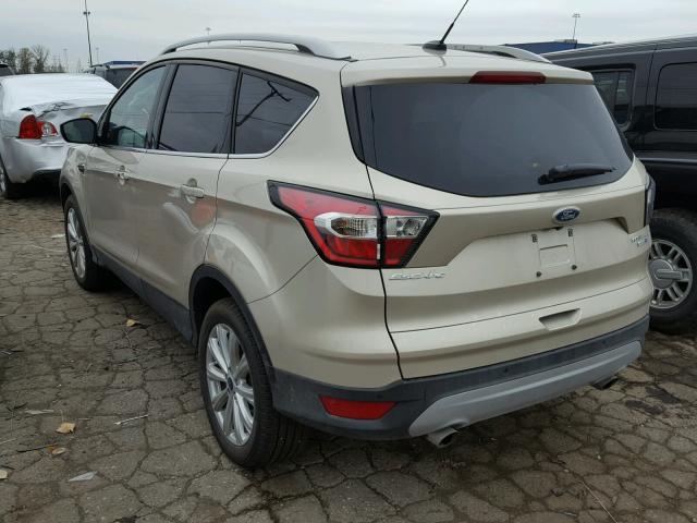 1FMCU9J90HUF05233 - 2017 FORD ESCAPE TIT GOLD photo 3