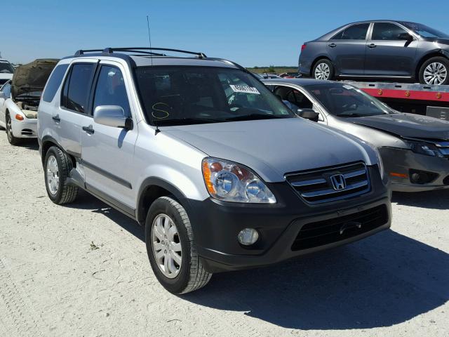 SHSRD78845U313679 - 2005 HONDA CR-V EX SILVER photo 1