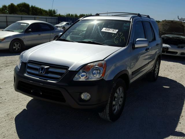 SHSRD78845U313679 - 2005 HONDA CR-V EX SILVER photo 2