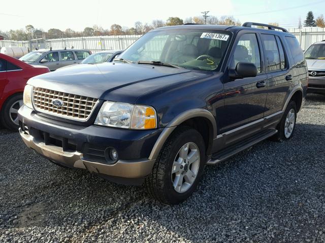 1FMZU74W23UA30306 - 2003 FORD EXPLORER E BLUE photo 2