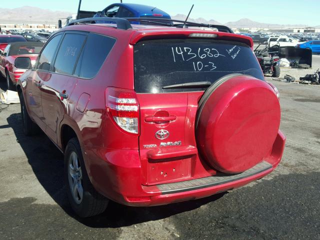 JTMBF33V99D008250 - 2009 TOYOTA RAV4 RED photo 3