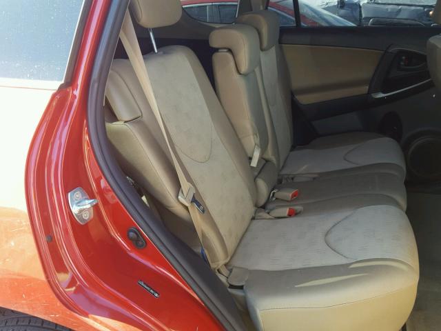 JTMBF33V99D008250 - 2009 TOYOTA RAV4 红色 照片 6