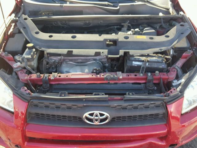 JTMBF33V99D008250 - 2009 TOYOTA RAV4 RED photo 7