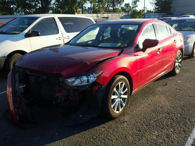 JM1GJ1U57G1438798 - 2016 MAZDA 6 SPORT RED photo 2