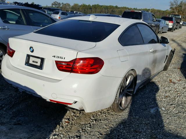 WBA3R1C50EK191203 - 2014 BMW 435 I WHITE photo 4