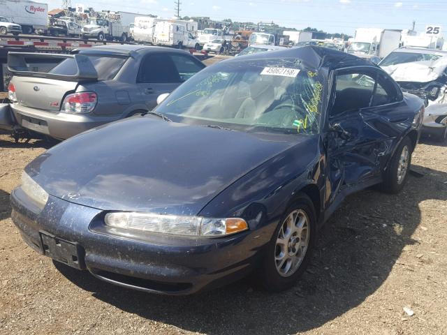 1G3WH52H11F243530 - 2001 OLDSMOBILE INTRIGUE G BLUE photo 2