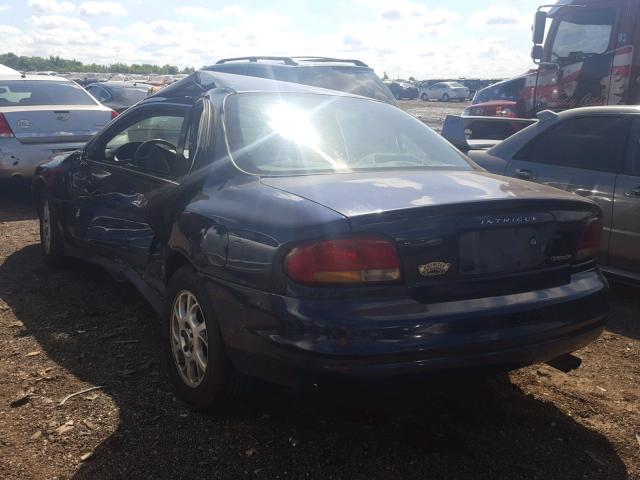 1G3WH52H11F243530 - 2001 OLDSMOBILE INTRIGUE G BLUE photo 3