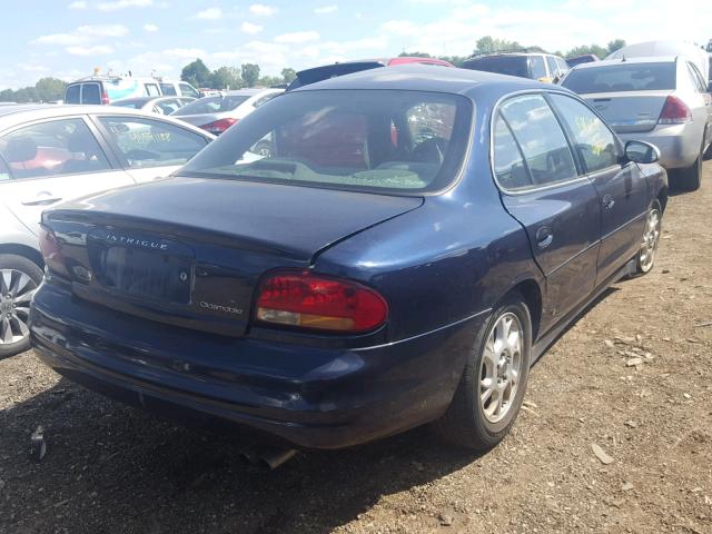 1G3WH52H11F243530 - 2001 OLDSMOBILE INTRIGUE G BLUE photo 4