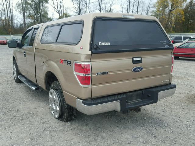 1FTFX1CF7BFA88573 - 2011 FORD F150 SUPER BROWN photo 3