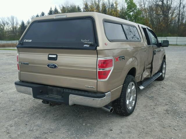 1FTFX1CF7BFA88573 - 2011 FORD F150 SUPER BROWN photo 4