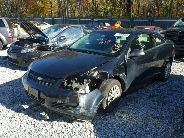 1G1AH1F56A7195609 - 2010 CHEVROLET COBALT BLACK photo 2