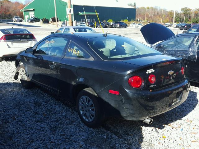 1G1AH1F56A7195609 - 2010 CHEVROLET COBALT BLACK photo 3