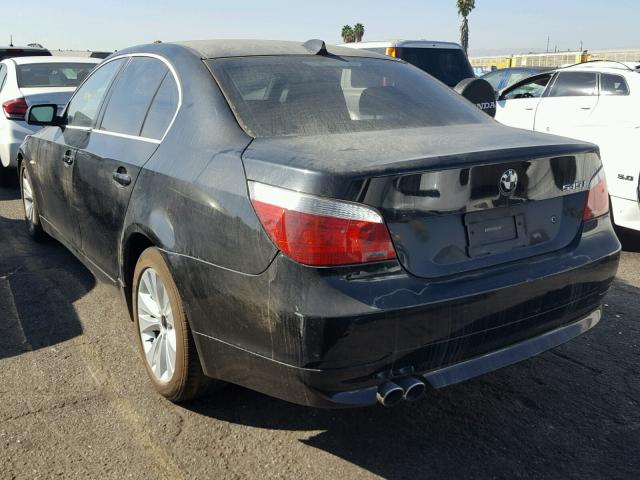 WBANB33505CN66848 - 2005 BMW 545 BLACK photo 3