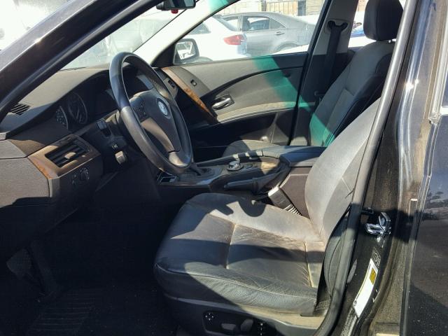 WBANB33505CN66848 - 2005 BMW 545 BLACK photo 5