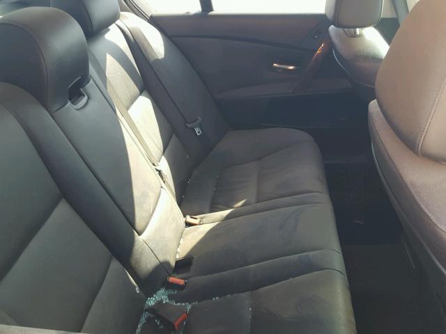 WBANB33505CN66848 - 2005 BMW 545 BLACK photo 6