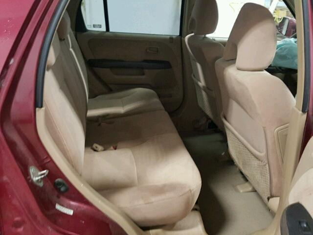 SHSRD78875U346398 - 2005 HONDA CR-V MAROON photo 6