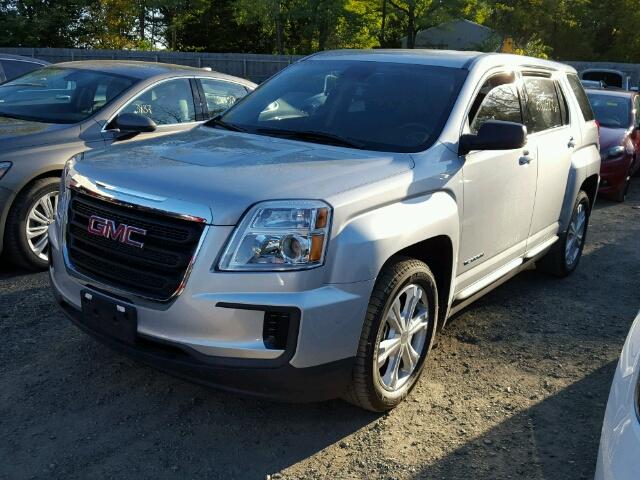 2GKALLEK0H6239563 - 2017 GMC TERRAIN SL SILVER photo 2