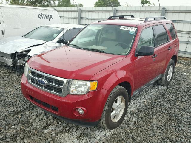 1FMCU0D78BKA60653 - 2011 FORD ESCAPE RED photo 2