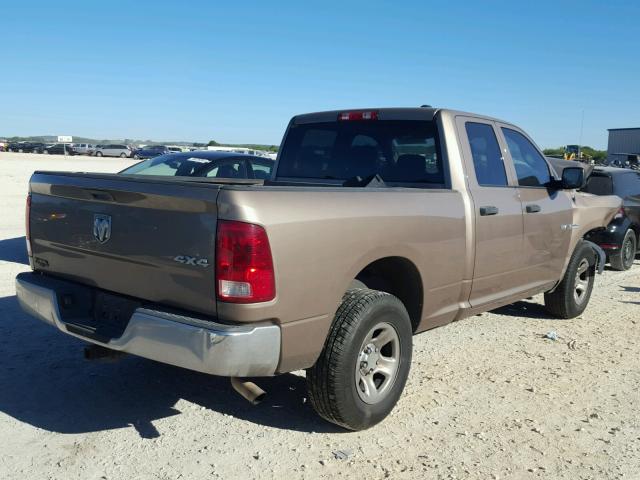 1D7RV1GT7AS256534 - 2010 DODGE RAM 1500 TAN photo 4