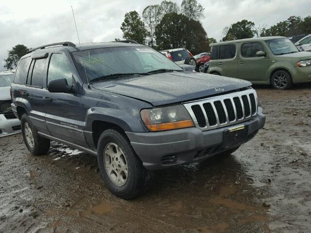 1J4GW48S52C180811 - 2002 JEEP GRAND CHER GRAY photo 1