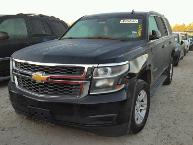 1GNSKBKC8FR243069 - 2015 CHEVROLET TAHOE K150 BLACK photo 2