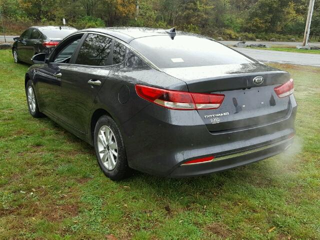 5XXGT4L31HG132620 - 2017 KIA OPTIMA BLACK photo 3