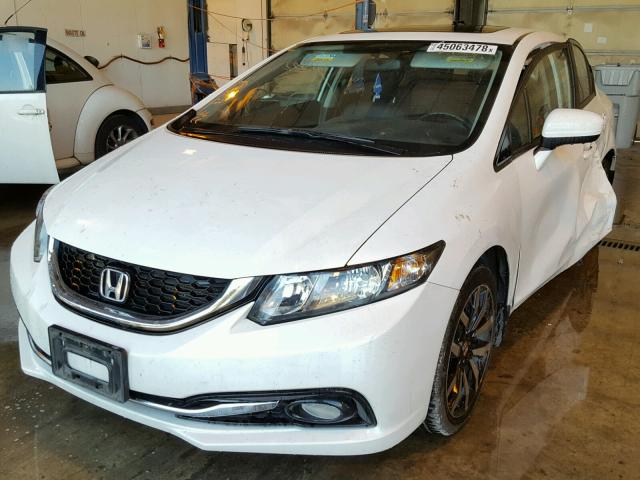 19XFB2F97FE216188 - 2015 HONDA CIVIC EXL Ağ foto 2