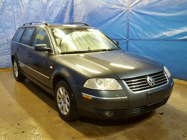 WVWVD63B22E190397 - 2002 VOLKSWAGEN PASSAT GLS GRAY photo 1