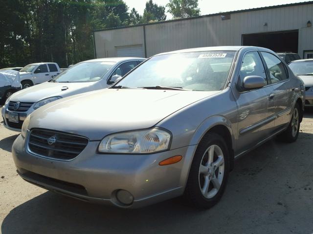 JN1CA31D41T819304 - 2001 NISSAN MAXIMA GXE GRAY photo 2