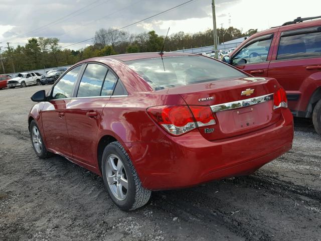 1G1PE5SC8C7233486 - 2012 CHEVROLET CRUZE LT RED photo 3