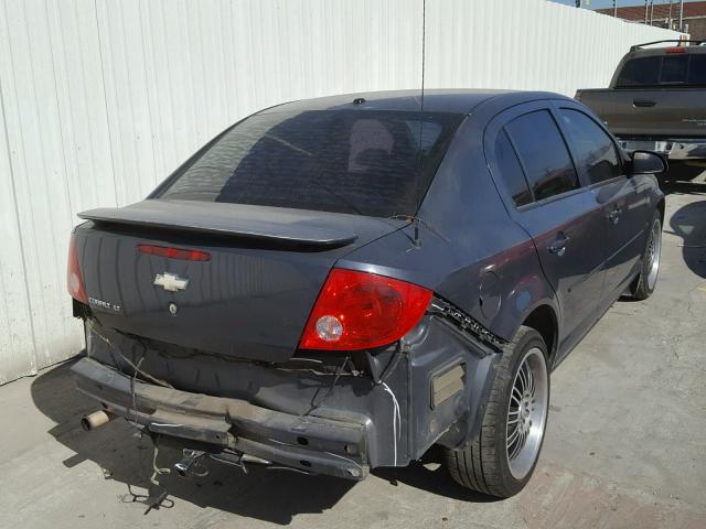 1G1AL58F487180662 - 2008 CHEVROLET COBALT LT GRAY photo 4