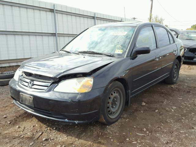 2HGES26733H621136 - 2003 HONDA CIVIC EX 黑色 照片 2