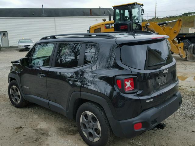 ZACCJABHXFPC05587 - 2015 JEEP RENEGADE L BLACK photo 3