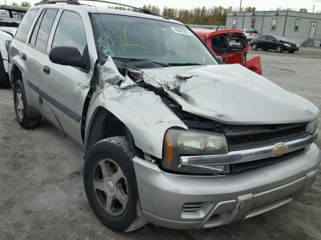 1GNDS13S752151175 - 2005 CHEVROLET TRAILBLAZE SILVER photo 9