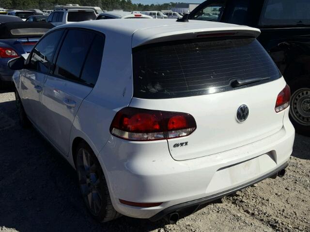 WVWGD7AJXDW140031 - 2013 VOLKSWAGEN GTI WHITE photo 3